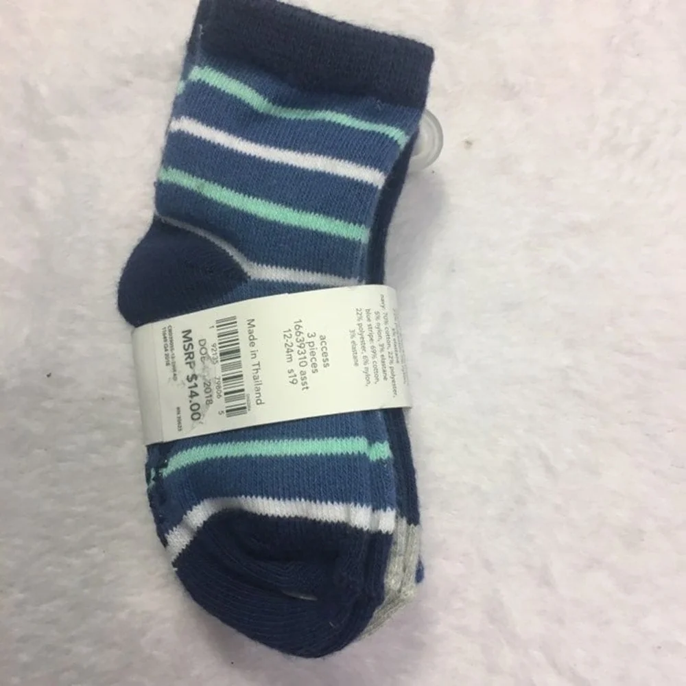New carters baby boys‎ socks 12-24m